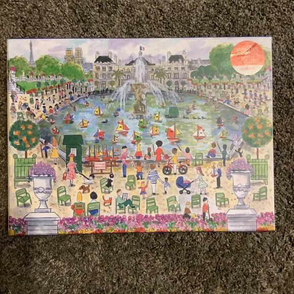 Michael Storrings Springtime In Paris 1000 Piece Puzzle By Galison NEW 27"x20" - Picture 1 of 8